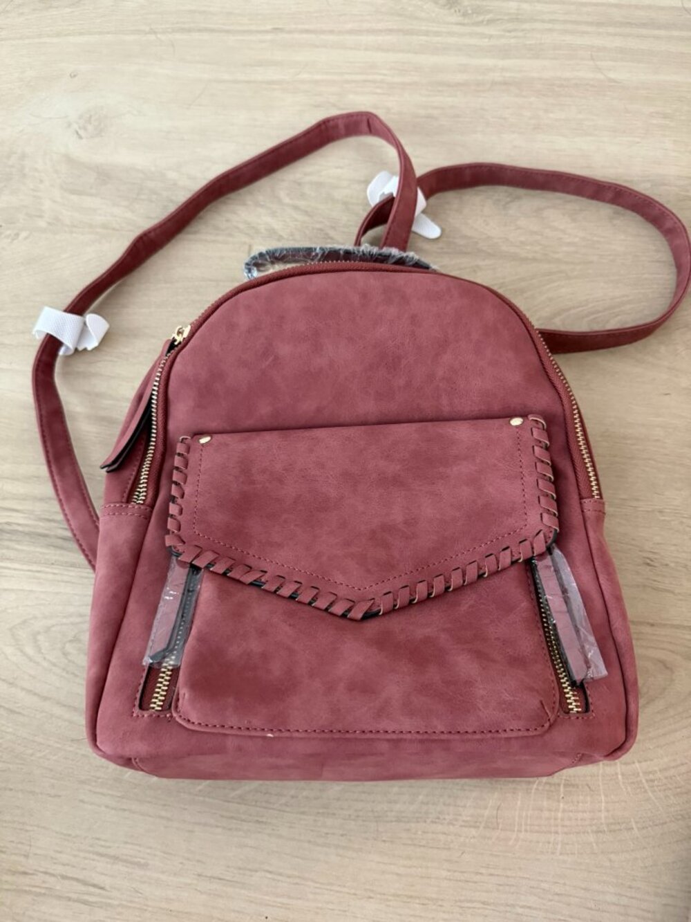 VR NYC Pink Flap Backpack - Brand New